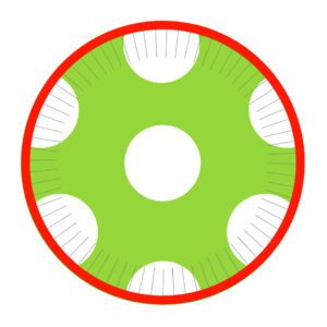 Lime Green and White Holiday Dessert Paper Plates Lime Green and White Holiday Dessert Paper Plates