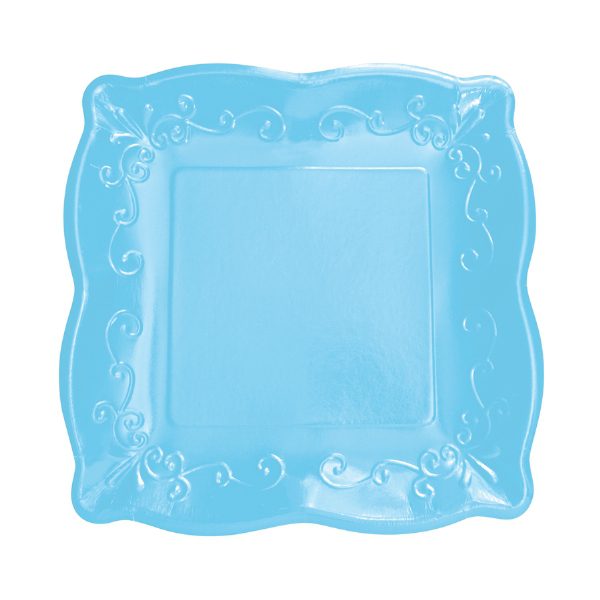 Azure Pottery Dessert Paper Plates