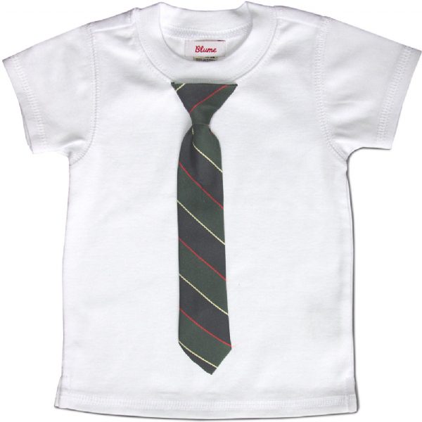 Little Man White Tie T shirt Blume