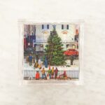 Tree in Town Square Beverage Cocktail Napkins – 2 Packets - Image 2