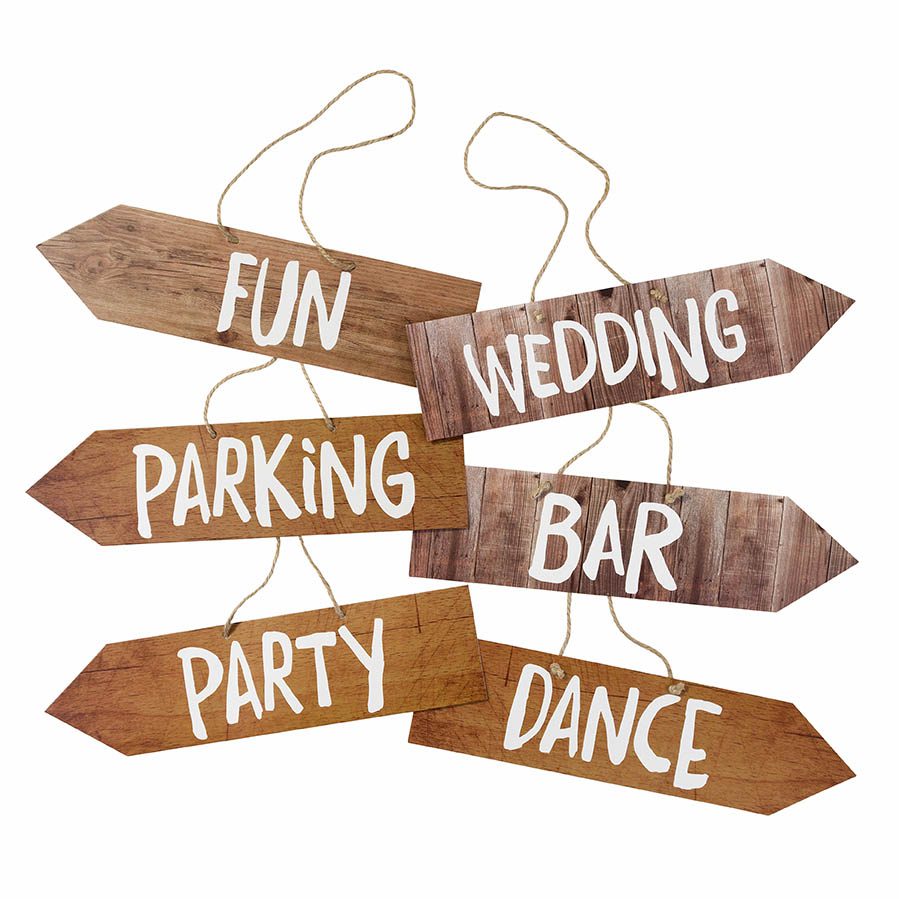 Blossom and Brogues Venue Signs