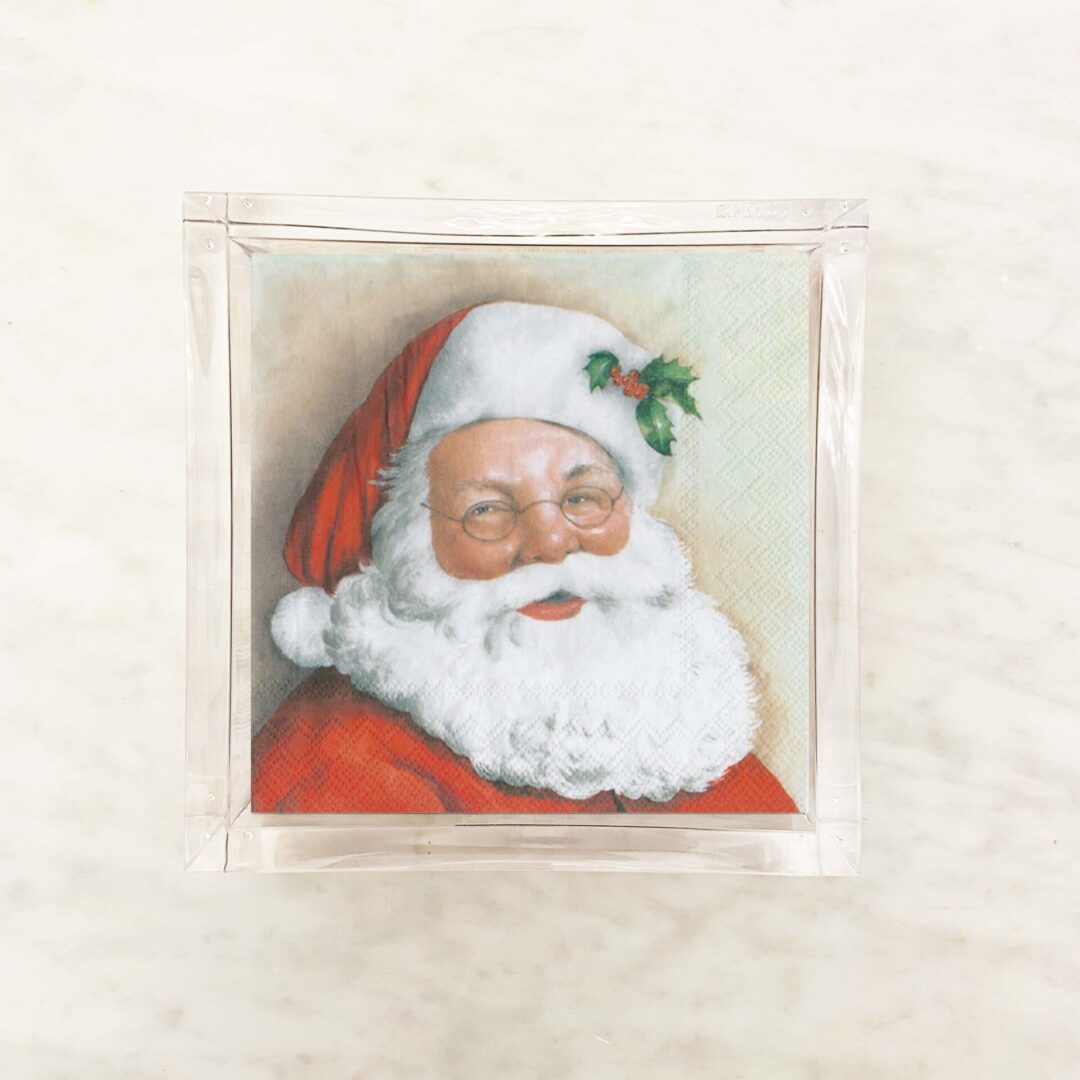 Jolly Santa Claus Cocktail Paper Napkins 2 Packets