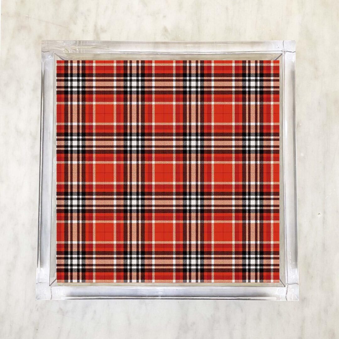 Red Tartan Luncheon Napkins 2 Packets