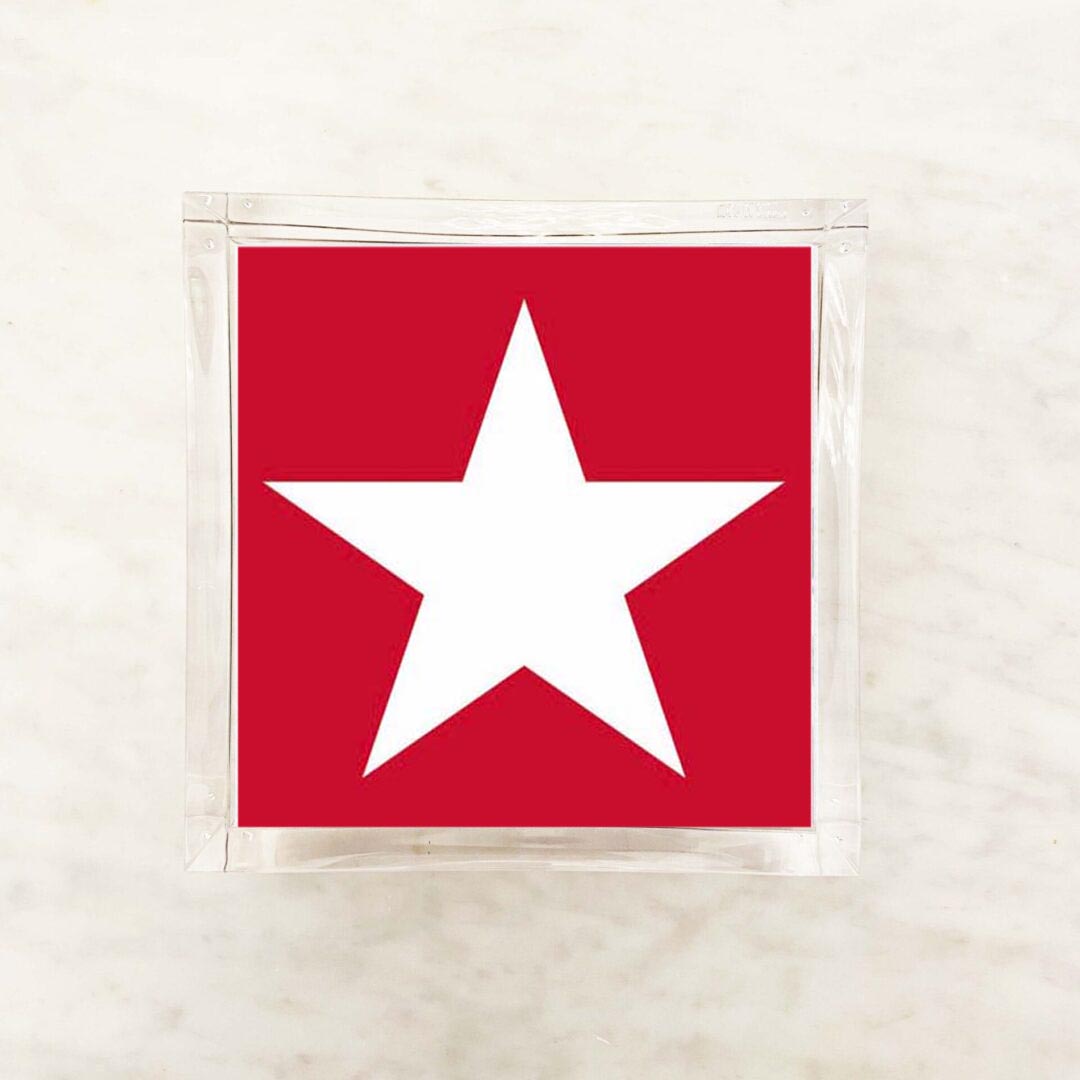 Red Star Cocktail Paper Napkins 1 Packet