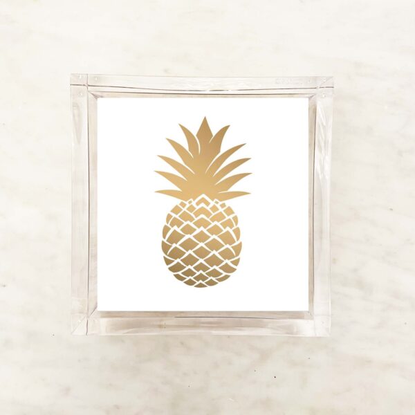 Gold Pineapple Cocktail Napkins