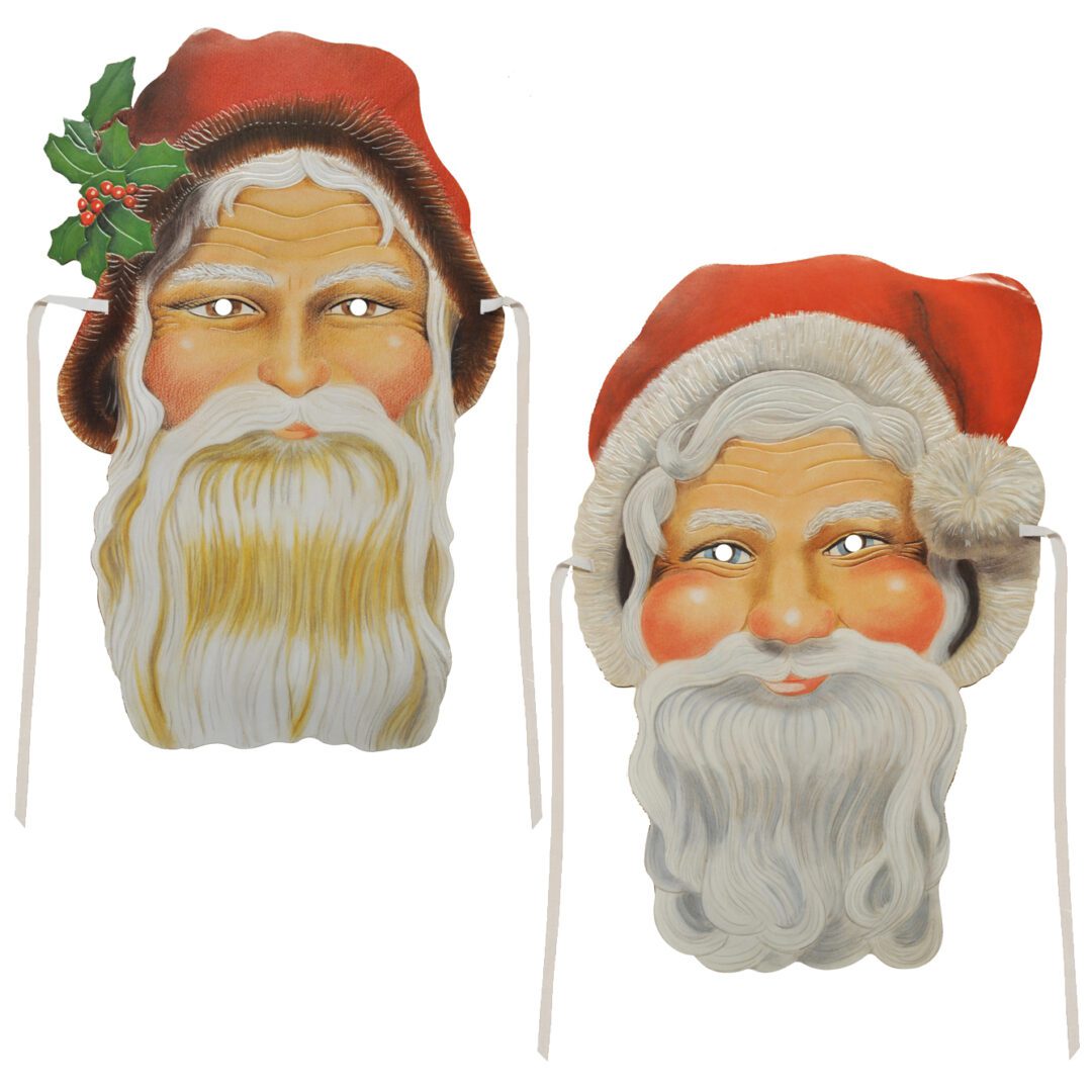 Father Christmas and Santa Claus Masks