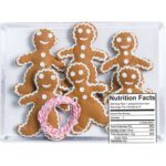 Handmade felt gingerbread men garland for Christmas decor