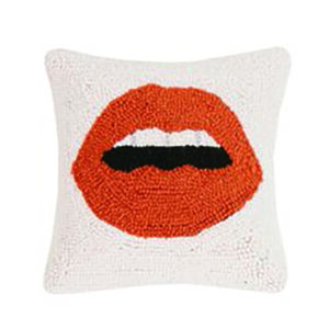 Red Lips Hook Pillow