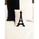 Eiffel Tower Hook Pillow - 8" x 12" - Image 2