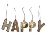 Happy Thanksgiving Metal Mirror Ornaments - Image 2