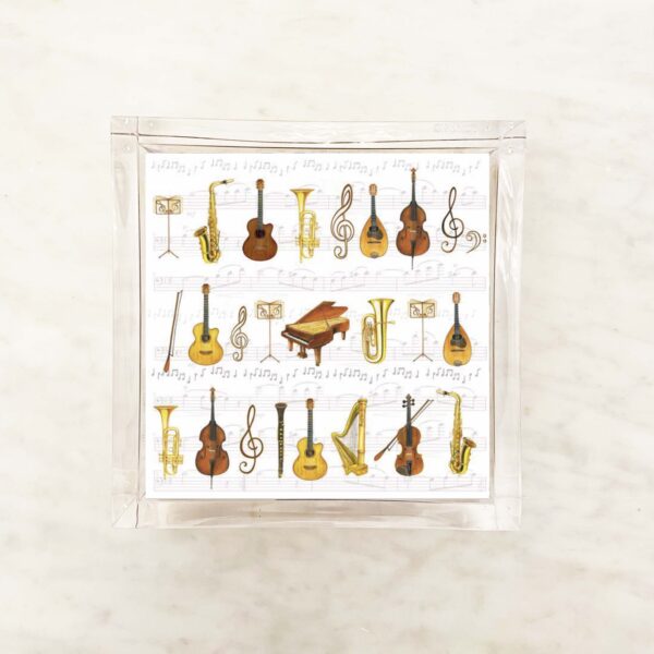 Orchestra Instruments Cocktail Paper Napkins