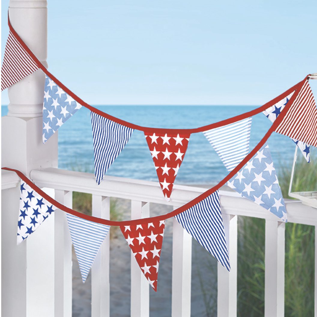 Stars and Stripes Fabric Flag Banner