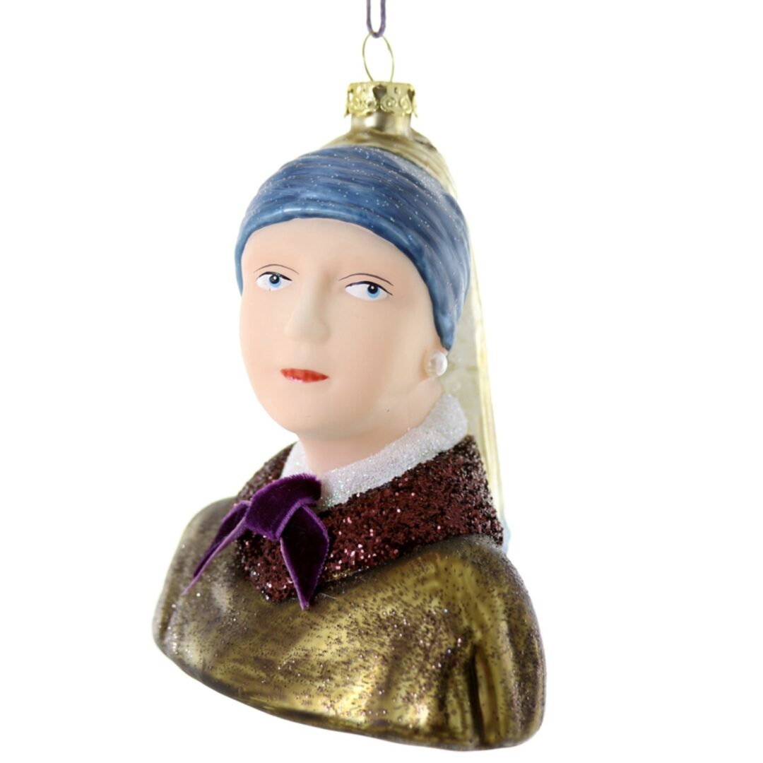 Girl with a Pearl Earring Glass Ornament