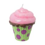 Large Confetti Cupcake Candles - Set of 3 - Image 4