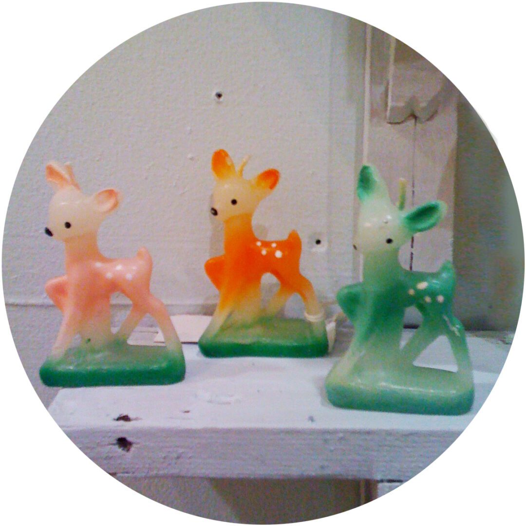 Small Deer Candles