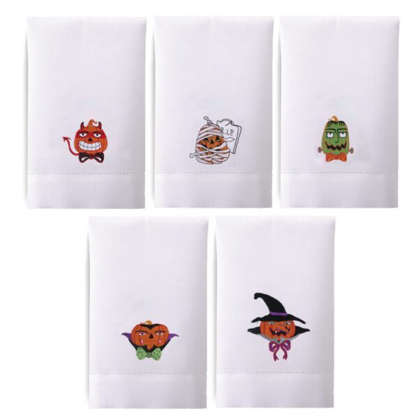 Halloween pumpkin Guest Towels