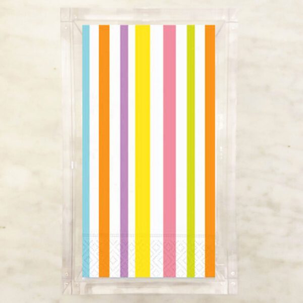 Multi Stripe Guest napkin