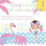 Palm Beach Swimsuit Toddler Invitation - File to Upload - Image 2