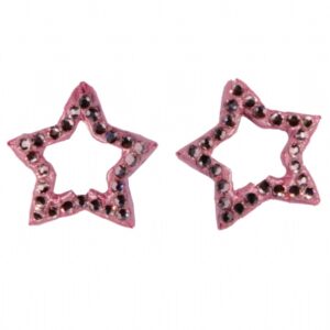 Pink Star Rhinestones Set of 2 available