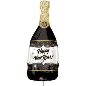 Champagne New Year Huge 36 inch Foil Balloon
