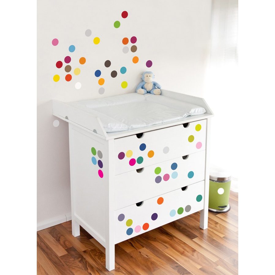 Multi Dots Wall Decals by mia and company