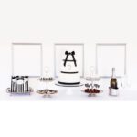 Black and White Stripe Baking Cups - Image 2