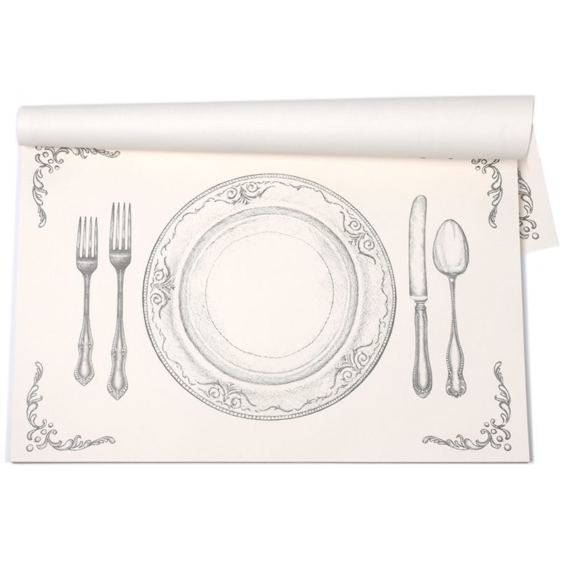 Perfect Setting Paper Placemat available