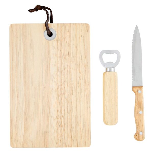Dorm Kitchen Essentials, Cutting board, knife, bottle opener