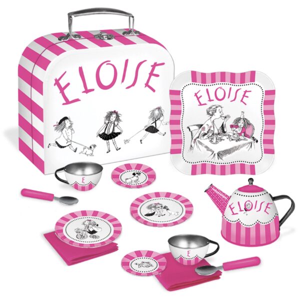 Eloise at the Plaza Tea Set featuring playful and elegant designs, perfect for young tea party enthusiasts and collectors