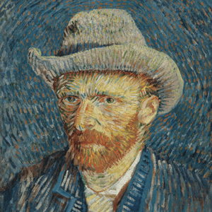 Napkin 33 Van gogh self-portrait FSC Mix