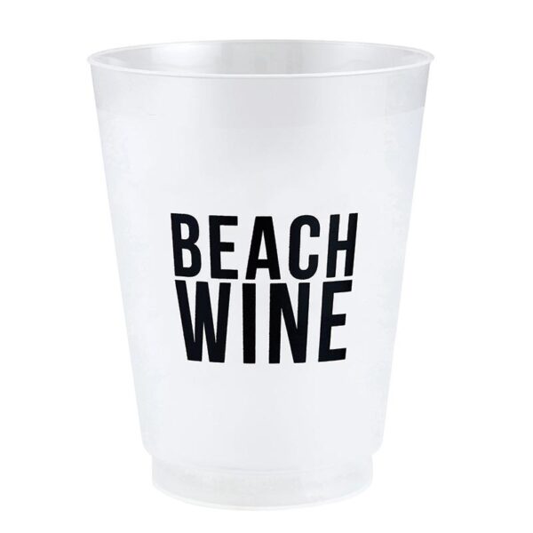 Beach Wine Frosted Cups - Set of 8